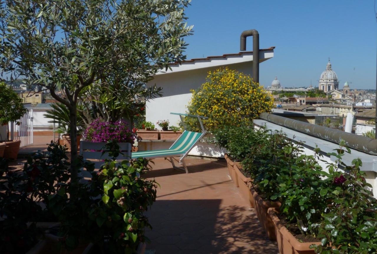 Apartment Spanish Steps With Panoramic Roof-Terrace Roma Exterior foto