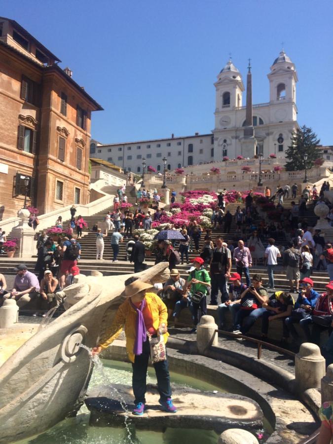 Apartment Spanish Steps With Panoramic Roof-Terrace Roma Exterior foto