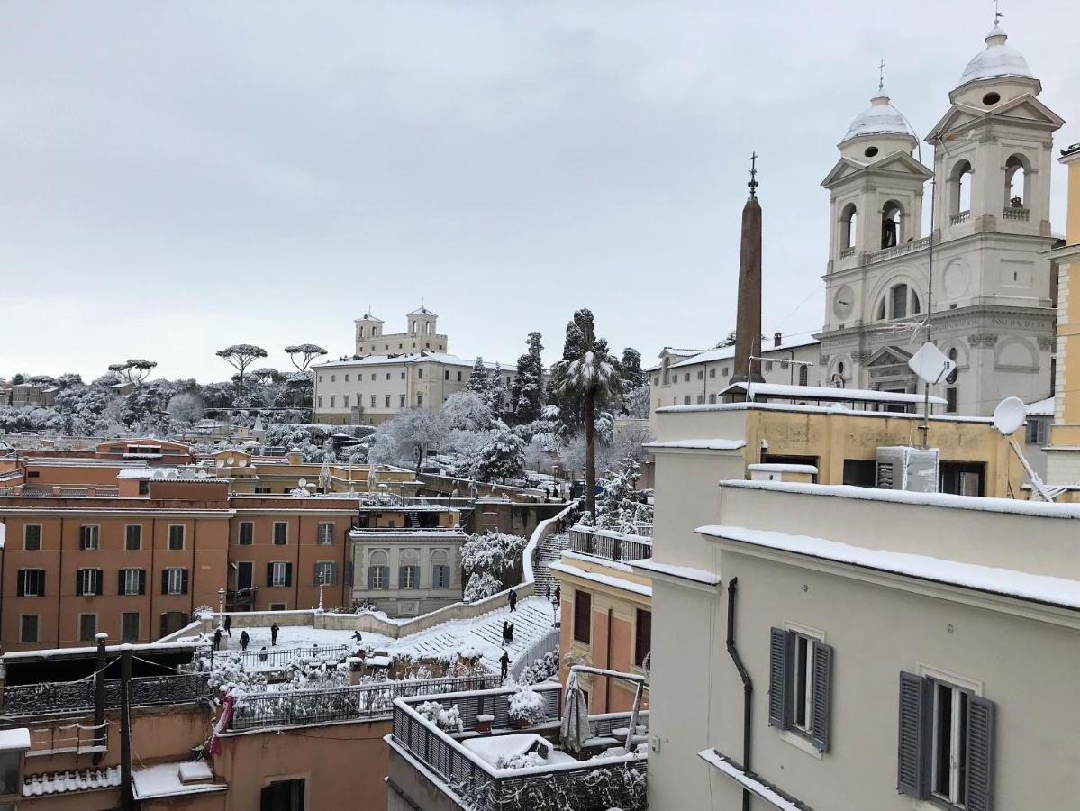 Apartment Spanish Steps With Panoramic Roof-Terrace Roma Exterior foto