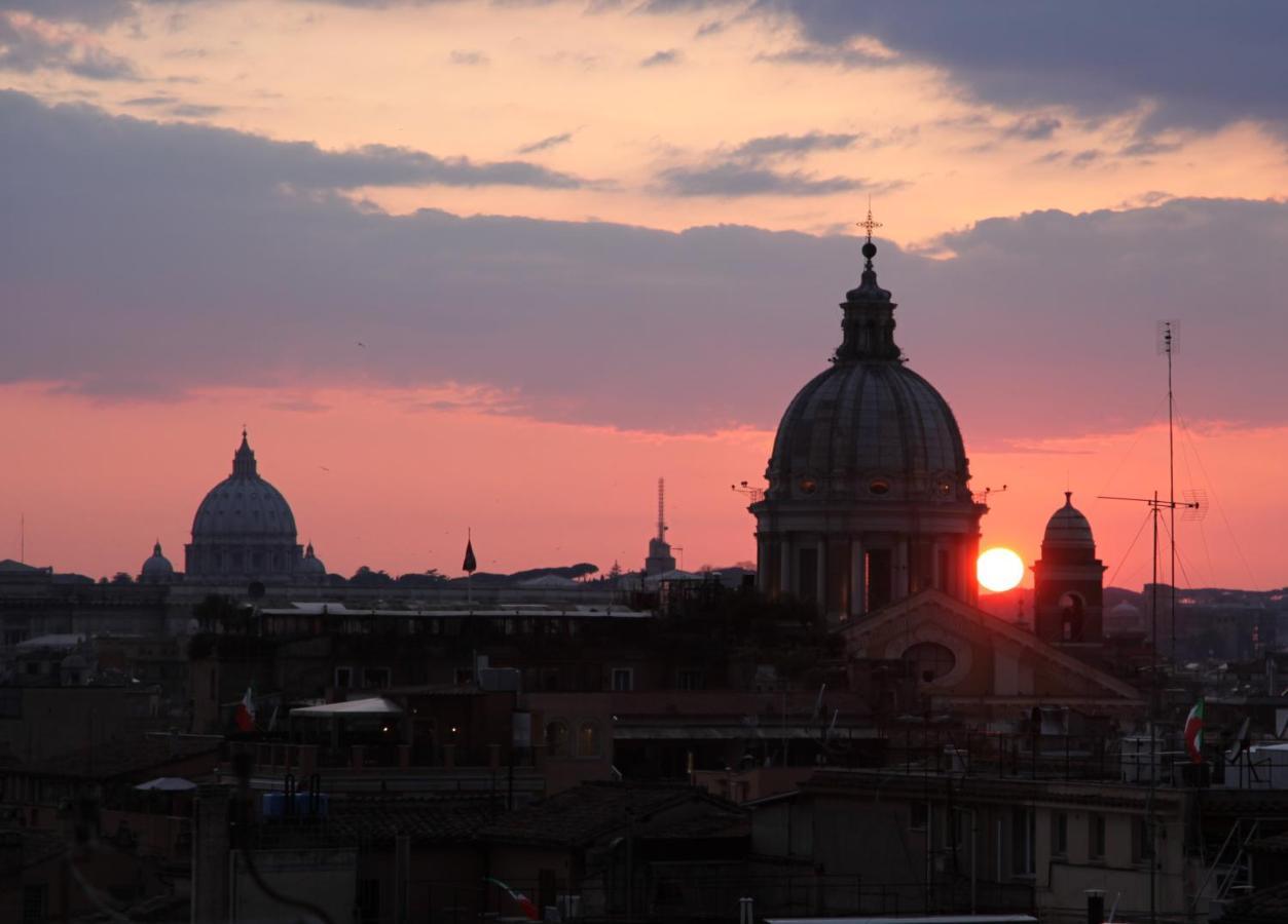 Apartment Spanish Steps With Panoramic Roof-Terrace Roma Exterior foto